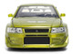 Brian s Mitsubishi Lancer Evolution VII Green Color Brush Finish 2 Fast 2 Furious 2003 Movie 25 Years of Fast & Furious Series 1/24 Diecast Model Car Jada 37874