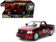 Ford F 150 SVT Lightning Pickup Truck Red Color Brush Finish The Fast and the Furious 2001 Movie 25 Years of Fast & Furious Series 1/24 Diecast Model Car Jada 37876