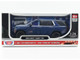 2025 Chevrolet Tahoe PPV Dark Blue Custom Builder s Kit Law Enforcement and Public Service Series 1/24 Diecast Model Car Motormax 76816-BB-DBL