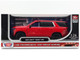 2025 Chevrolet Tahoe PPV Red Custom Builder s Kit  Law Enforcement and Public Service Series 1/24 Diecast Model Car Motormax 76816-BB-R