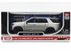 2025 Chevrolet Tahoe PPV Silver Metallic Custom Builder s Kit Law Enforcement and Public Service Series 1/24 Diecast Model Car Motormax 76816-BB-SIL
