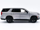 2025 Chevrolet Tahoe PPV Silver Metallic Custom Builder s Kit Law Enforcement and Public Service Series 1/24 Diecast Model Car Motormax 76816-BB-SIL