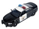 2023 Dodge Charger Pursuit Police Car California Highway Patrol CHP Black and White with Flashing Light Bar and Front and Rear Lights and Sounds 1/24 Diecast Model Car Motormax 79625