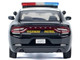 2023 Dodge Charger Pursuit Police Car California Highway Patrol CHP Black and White with Flashing Light Bar and Front and Rear Lights and Sounds 1/24 Diecast Model Car Motormax 79625