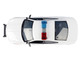 2023 Dodge Charger Pursuit Police Car Royal Canadian Mounted Police RCMP White with Flashing Light Bar and Front and Rear Lights and Sounds 1/24 Diecast Model Car Motormax 79626