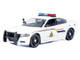 2023 Dodge Charger Pursuit Police Car Royal Canadian Mounted Police RCMP White with Flashing Light Bar and Front and Rear Lights and Sounds 1/24 Diecast Model Car Motormax 79626