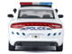 2023 Dodge Charger Pursuit Police Car Royal Canadian Mounted Police RCMP White with Flashing Light Bar and Front and Rear Lights and Sounds 1/24 Diecast Model Car Motormax 79626