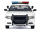 2023 Dodge Charger Pursuit Police Car Royal Canadian Mounted Police RCMP White with Flashing Light Bar and Front and Rear Lights and Sounds 1/24 Diecast Model Car Motormax 79626
