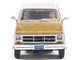 1975 GMC Sierra Classic K2500 Pickup Truck Yuba Gold Metallic and White 1/64 Diecast Model Car IXO Models IA64012