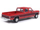 1979 Chevrolet Scottsdale K20 Pickup Truck Carmine Red Two Tone 1/64 Diecast Model Car IXO Models IA64013