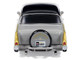 1957 Chevrolet Bel Air Lowrider Gray with Black Top and Gold Accents 1/64 Diecast Model Car IXO Models IA64014
