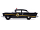 1957 Chevrolet One Fifty Police Car Kentucky State Police Black with Yellow Stripes 1/64 Diecast Model Car IXO Models IA64015 1957 Chevrolet One Fifty Police Car Kentucky State Police Black with Yellow Stripes 1/64 Diecast Model Car IXO Models IA64015