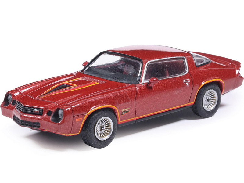 1978 Chevrolet Camaro Z28 Carmine Red Metallic with Red Interior 1/64 Diecast Model Car IXO Models IA64017
