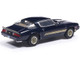 1981 Chevrolet Camaro Z28 Dark Blue Metallic with Gold Stripes and Interior 1/64 Diecast Model Car IXO Models  IA64018