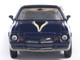 1981 Chevrolet Camaro Z28 Dark Blue Metallic with Gold Stripes and Interior 1/64 Diecast Model Car IXO Models  IA64018