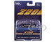 1981 Chevrolet Camaro Z28 Dark Blue Metallic with Gold Stripes and Interior 1/64 Diecast Model Car IXO Models  IA64018