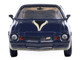 1981 Chevrolet Camaro Z28 Dark Blue Metallic with Gold Stripes and Interior 1/64 Diecast Model Car IXO Models  IA64018