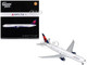 Boeing 767 400ER Commercial Aircraft with Flaps Down Delta Air Lines N482MH White with Blue and Red Tail Gemini 200 Series 1/200 Diecast Model Airplane GeminiJets G2DAL1444F Boeing 767 400ER Commercial Aircraft with Flaps Down Delta Air Lines N482MH White with Blue and Red Tail Gemini 200 Series 1/200 Diecast Model Airplane GeminiJets G2DAL1444F