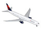 Boeing 767 400ER Commercial Aircraft with Flaps Down Delta Air Lines N482MH White with Blue and Red Tail Gemini 200 Series 1/200 Diecast Model Airplane GeminiJets G2DAL1444F Boeing 767 400ER Commercial Aircraft with Flaps Down Delta Air Lines N482MH White with Blue and Red Tail Gemini 200 Series 1/200 Diecast Model Airplane GeminiJets G2DAL1444F