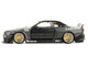 Nissan Skyline GT R R34 RHD (Right Hand Drive #94 Kaido Works GReddy V2 Carbon Fiber and Dark Gray Metallic Designed by Jun Imai Kaido House Special 1/64 Diecast Model Car Mini GT KHMG222