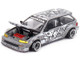 Honda Civic EF Manga V1 Gray Metallic with Graphics Designed by Jun Imai Kaido House Special 1/64 Diecast Model Car Mini GT KHMG260