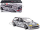Honda Civic EF Manga V1 Gray Metallic with Graphics Designed by Jun Imai Kaido House Special 1/64 Diecast Model Car Mini GT KHMG260