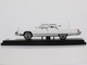 1979 Lincoln Continental Town Car White with Red Interior 1/64 Diecast Model Car Sun Star SS-60005