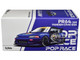 Pandem Civic EG6 RHD Right Hand Drive Sunoco Blue Metallic with Yellow Accents 1/64 Diecast Model Car Pop Race PR640365