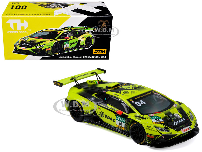 Lamborghini Huracan GT3 Evo 2 #94 Franck Perera SSR Performance DTM 2023 1/64 Diecast Model Car Trends Hobby 241083B