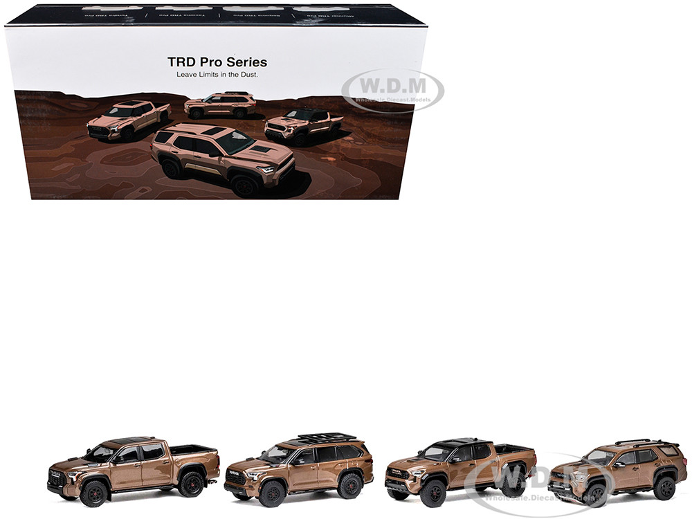 Toyota TRD PRO Mudbath 4 Car Set Limited Edition to 200 pieces