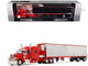 Peterbilt 589 with 58 Mid Roof Sleeper and 50 Wilson Pacesetter Grain Trailer Silver Metallic with Orange Stripes 1/64 Diecast Model DCP/First Gear 60-2173 Peterbilt 589 with 58 Mid Roof Sleeper and 50 Wilson Pacesetter Grain Trailer Silver Metallic with Orange Stripes 1/64 Diecast Model DCP/First Gear 60-2173