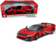 Ferrari F80 Red with Black Top Race Play Series 1/18 Diecast Model Car Bburago 16022RD Ferrari F80 Red with Black Top Race Play Series 1/18 Diecast Model Car Bburago 16022RD