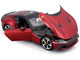 Ferrari 12Cilindri Red Metallic with Black Top Race Play Series 1/24 Diecast Model Car Bburago 26033RD Ferrari 12Cilindri Red Metallic with Black Top Race Play Series 1/24 Diecast Model Car Bburago 26033RD