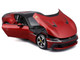 Ferrari 12Cilindri Red Metallic with Black Top Race Play Series 1/24 Diecast Model Car Bburago 26033RD Ferrari 12Cilindri Red Metallic with Black Top Race Play Series 1/24 Diecast Model Car Bburago 26033RD