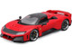 Ferrari F80 Red with Black Top Race Play Series 1/24 Diecast Model Car Bburago 26034RD Ferrari F80 Red with Black Top Race Play Series 1/24 Diecast Model Car Bburago 26034RD