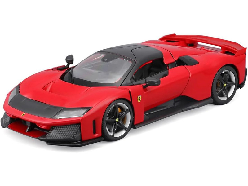 Ferrari F80 Red with Black Top Race Play Series 1/24 Diecast Model Car Bburago 26034RD