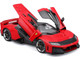 Ferrari F80 Red with Black Top Race Play Series 1/24 Diecast Model Car Bburago 26034RD Ferrari F80 Red with Black Top Race Play Series 1/24 Diecast Model Car Bburago 26034RD