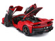 Ferrari F80 Red with Black Top Race Play Series 1/24 Diecast Model Car Bburago 26034RD Ferrari F80 Red with Black Top Race Play Series 1/24 Diecast Model Car Bburago 26034RD