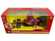 Ferrari SF 24 #16 Charles Leclerc Formula One F1 World Championship 2024 with Driver Figure Formula Racing Series 1/24 Diecast Model Car Bburago 26823CL