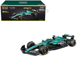 Aston Martin AMR25 #18 Lance Stroll Aramco Formula One F1 World Championship 2025 1/24 Diecast Model Car Bburago 28070LS
