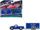 1993 Chevrolet 454 SS Pickup Truck Blue Metallic with Black Hood and Car Trailer Blue Metallic Cole Joseph Motorsports Tow & Go Series 1/64 Diecast Model Car Maisto 15368-25A 1993 Chevrolet 454 SS Pickup Truck Blue Metallic with Black Hood and Car Trailer Blue Metallic Cole Joseph Motorsports Tow & Go Series 1/64 Diecast Model Car Maisto 15368-25A