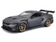 2025 Ford Mustang GTD Dark Gray Metallic with Black Top Special Edition Series 1/18 Diecast Model Car Maisto 31468GRY