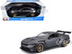 2025 Ford Mustang GTD Dark Gray Metallic with Black Top Special Edition Series 1/18 Diecast Model Car Maisto 31468GRY