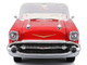 1957 Chevrolet Bel Air Convertible Red with White Interior Special Edition Series 1/18 Diecast Model Car Maisto 31476R 1957 Chevrolet Bel Air Convertible Red with White Interior Special Edition Series 1/18 Diecast Model Car Maisto 31476R