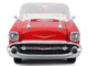 1957 Chevrolet Bel Air Convertible Red with White Interior Special Edition Series 1/18 Diecast Model Car Maisto 31476R 1957 Chevrolet Bel Air Convertible Red with White Interior Special Edition Series 1/18 Diecast Model Car Maisto 31476R