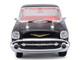 1957 Chevrolet Bel Air Coupe Black with Red Interior Special Edition Series 1/18 Diecast Model Car Maisto 31477BK