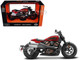 2024 Harley Davidson Sportster S Motorcycle Red Metallic and Black H D Custom Series 1/18 Diecast Model Car Maisto 32346