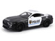 2015 Ford Mustang GT 5 0 Police Black and White Authority Series 1/24 Diecast Model Car Maisto 32514CHP