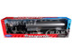 Kenworth W900 Truck Black with Silver Tanker Trailer Transporter Series 1/32 Diecast Model Welly 32662W-BK