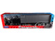 Peterbilt 379 Truck Black with Silver Container Transporter Series 1/32 Diecast Model Welly 39941W-BK